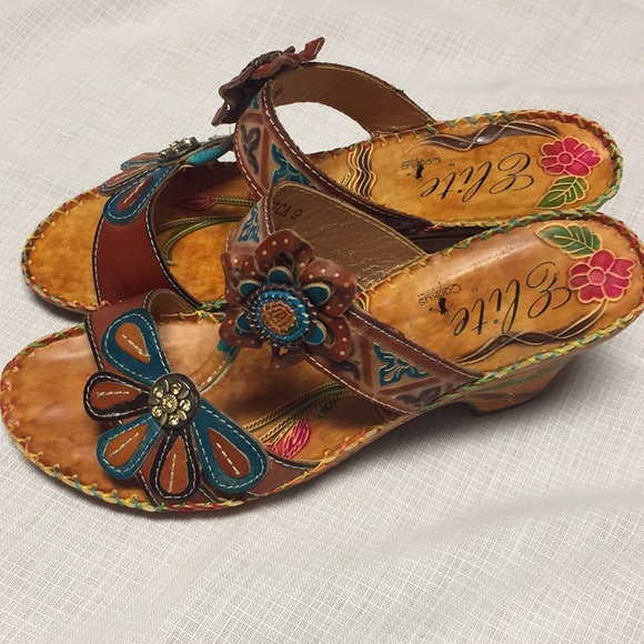 Corkys Shoes - Elite by Corkys.  Beautiful and colorful sandals.